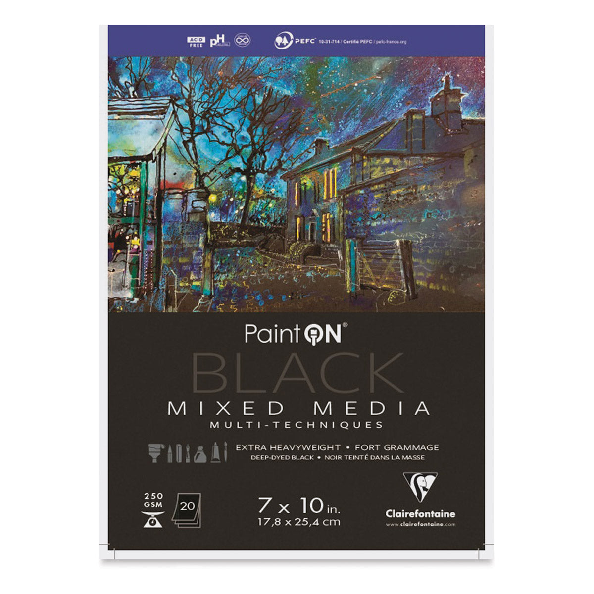 PaintON Mixed Media Pads - 250g | Black