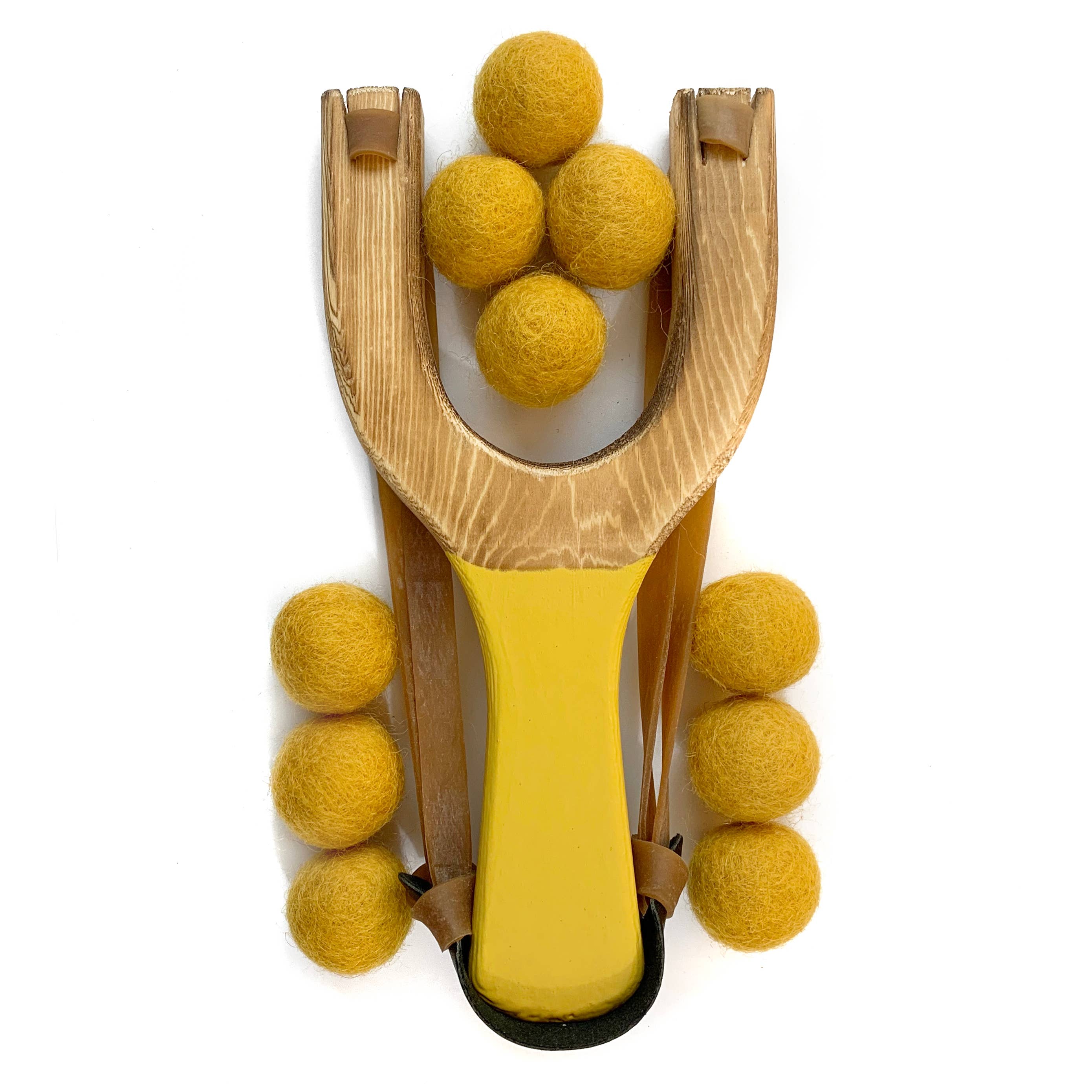 Classic Wooden Slingshot in Rainbow of Colors