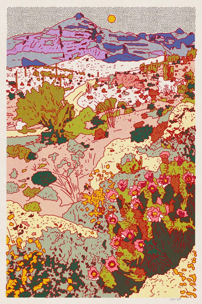 Caroline Clark 12"x18" Art Prints