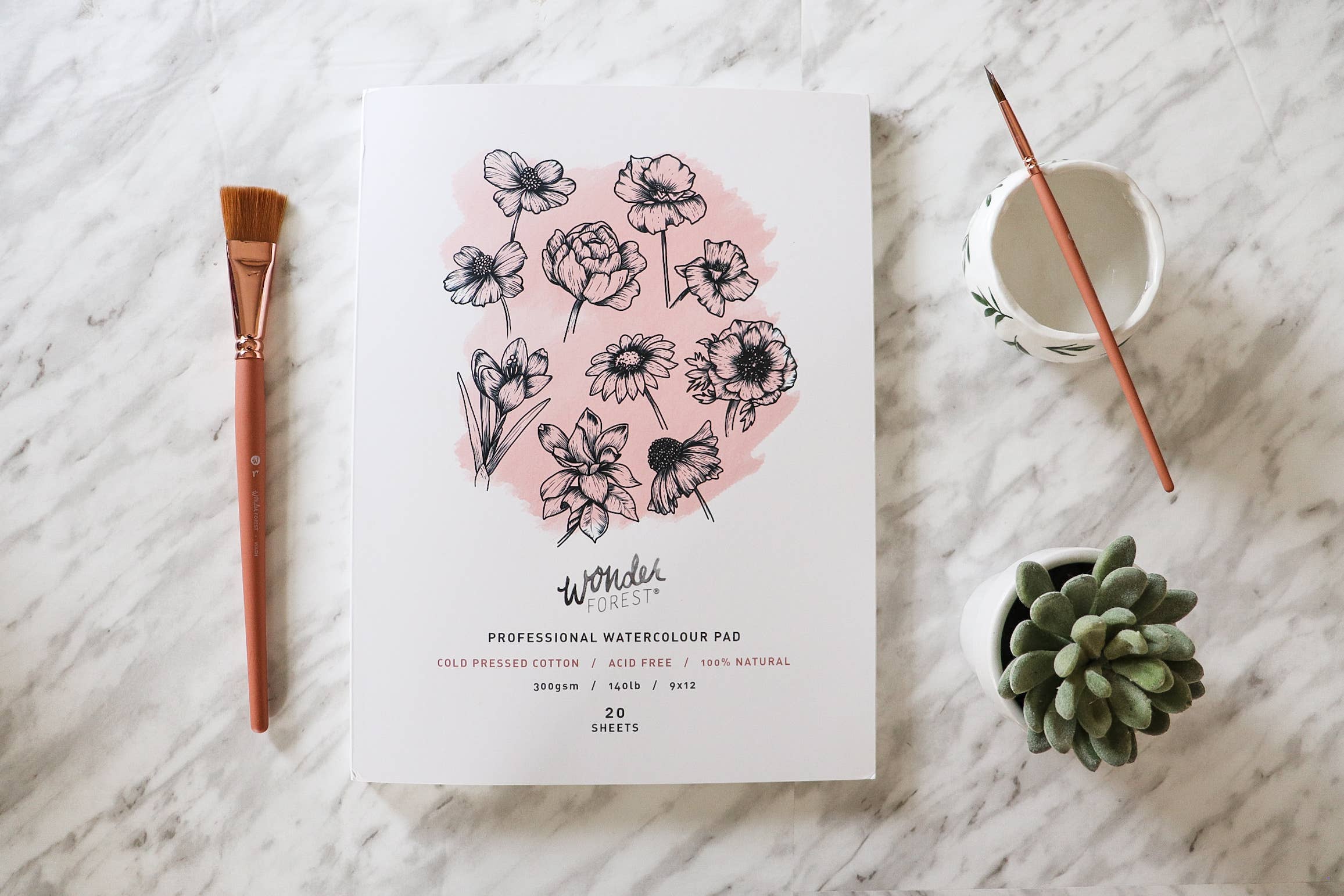 Cold Pressed Professional Watercolor Pad