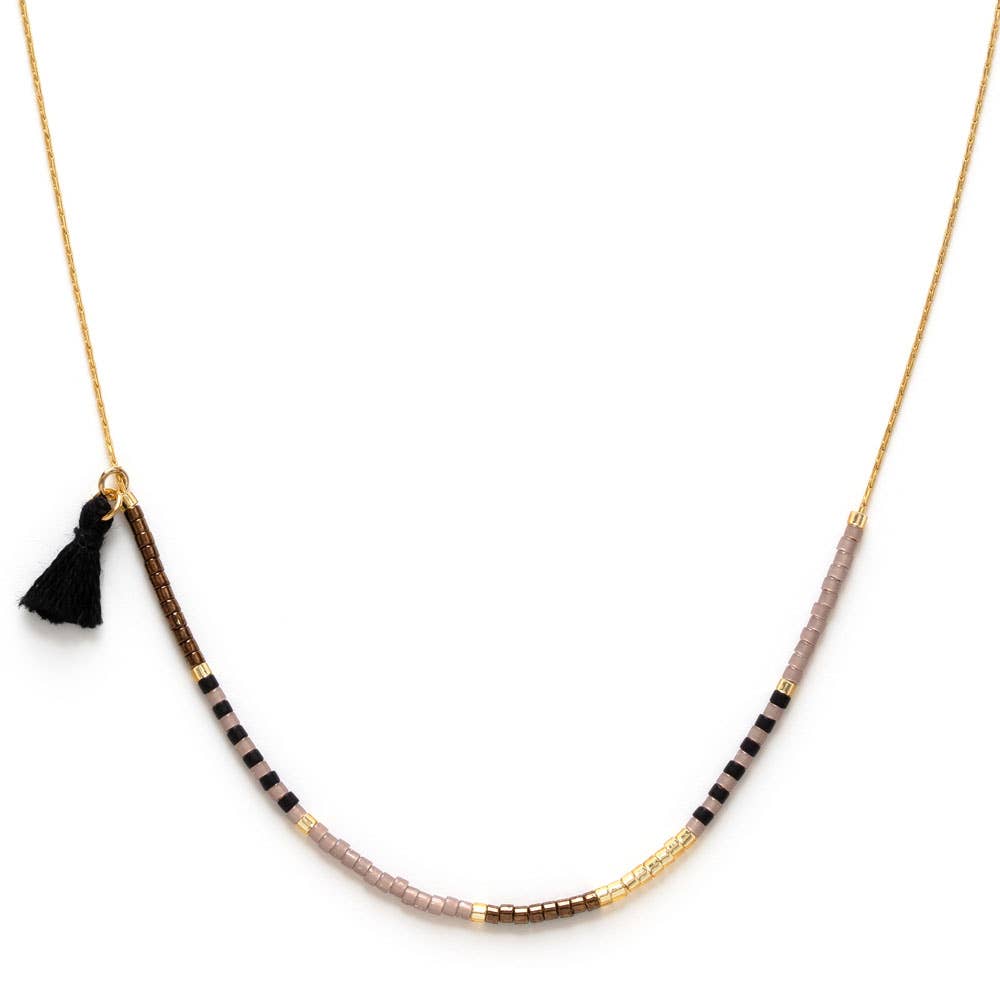 Chocolate | Japanese Seed Bead Necklaces