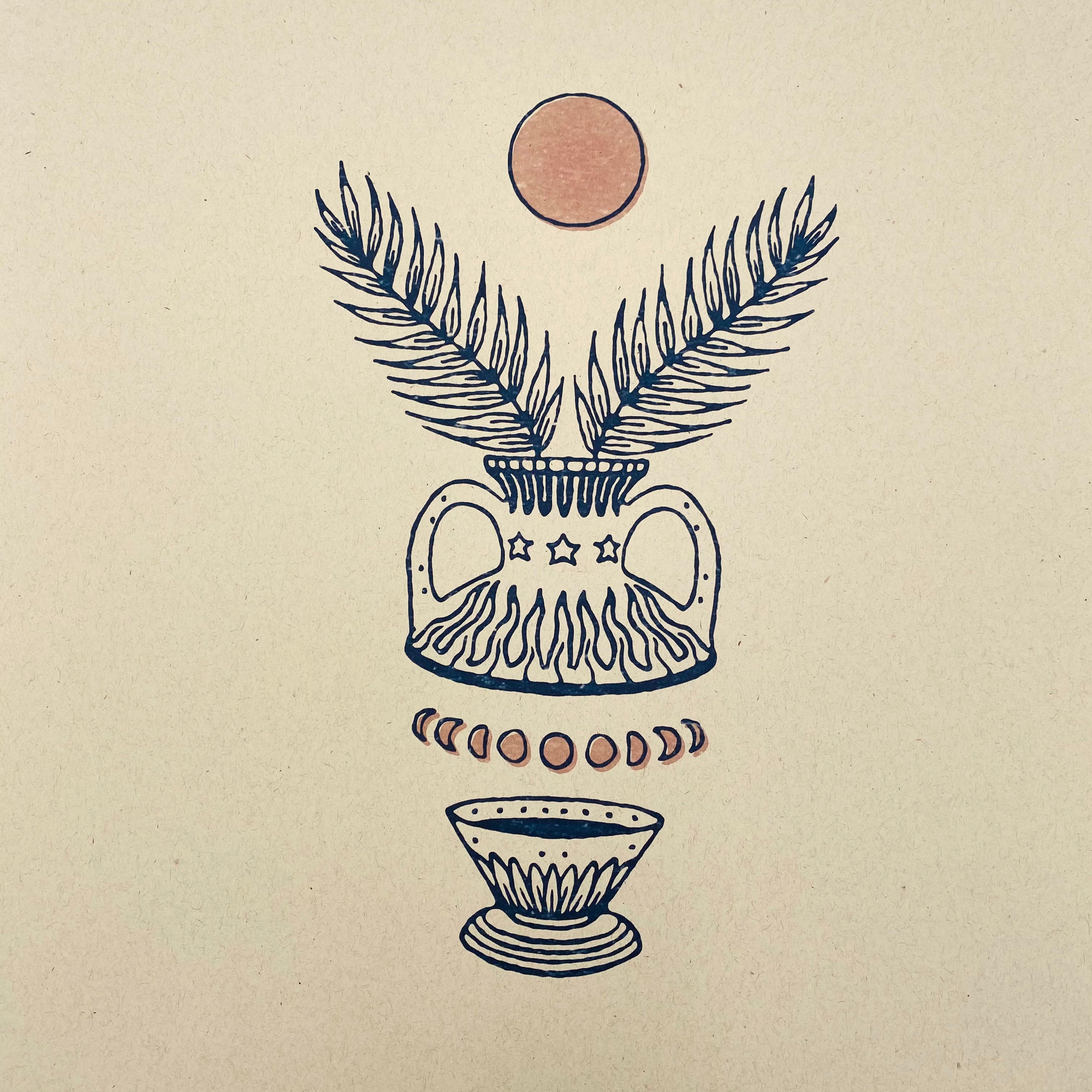 Caroline Clark 12"x12" Art Print