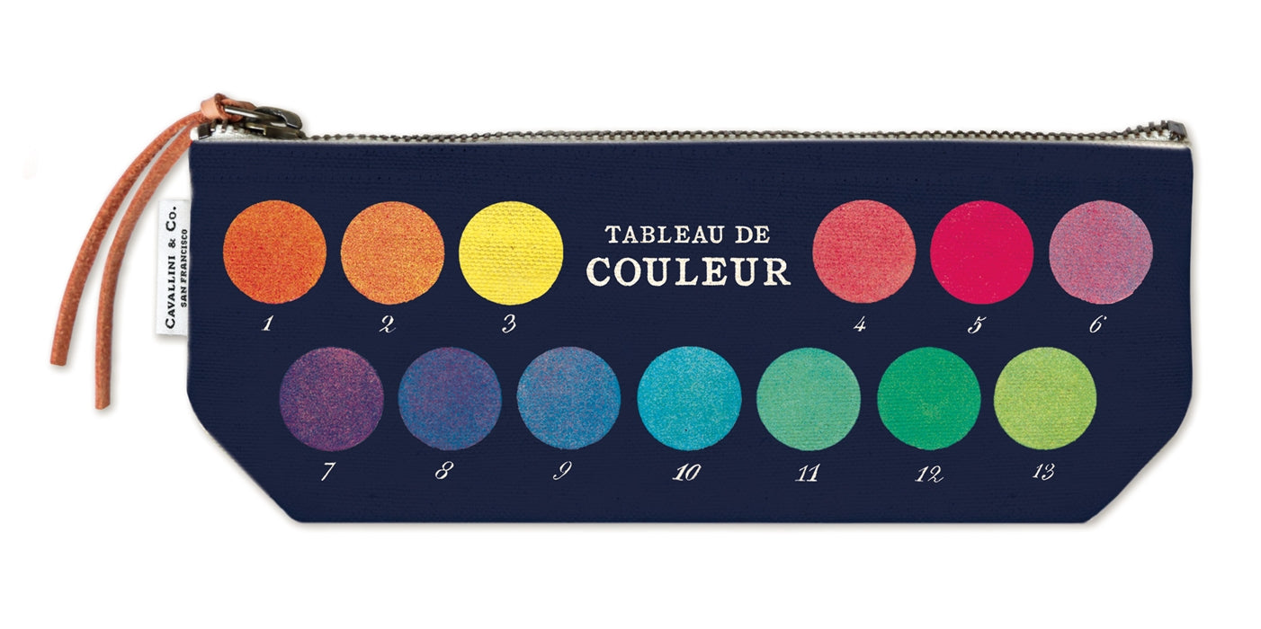 Pencil Pouch Color Table