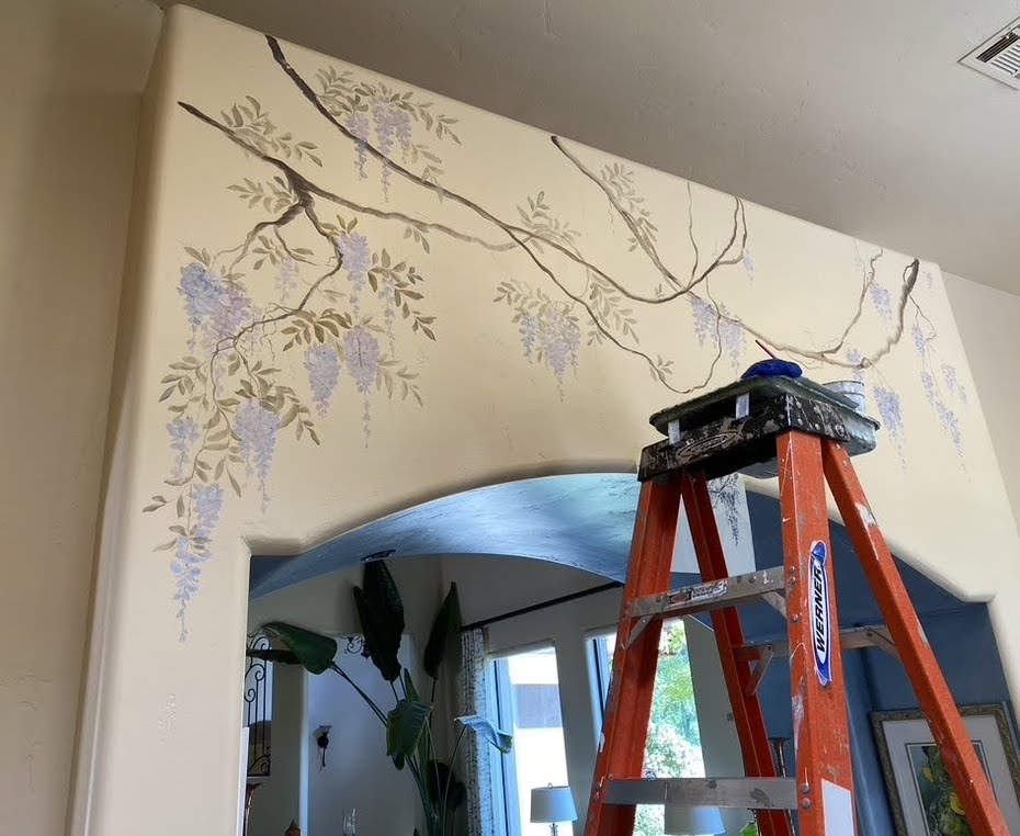 Wisteria Mural | Mesilla, NM