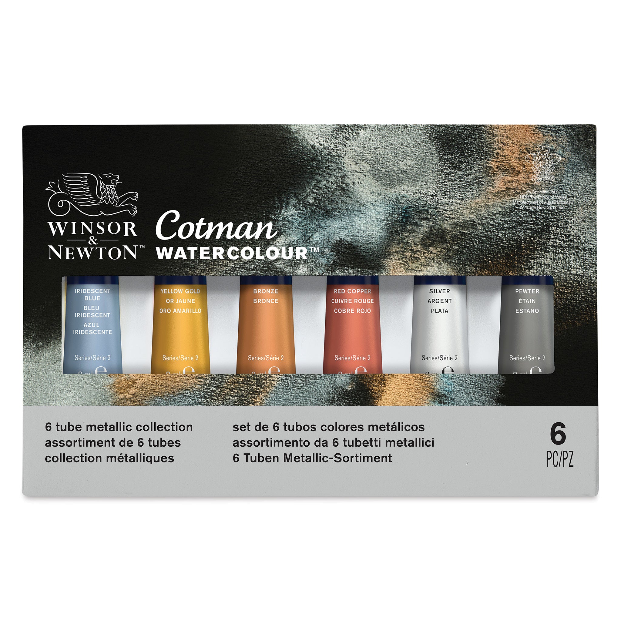 Winsor & Newton Metalic Watercolor Tube Set
