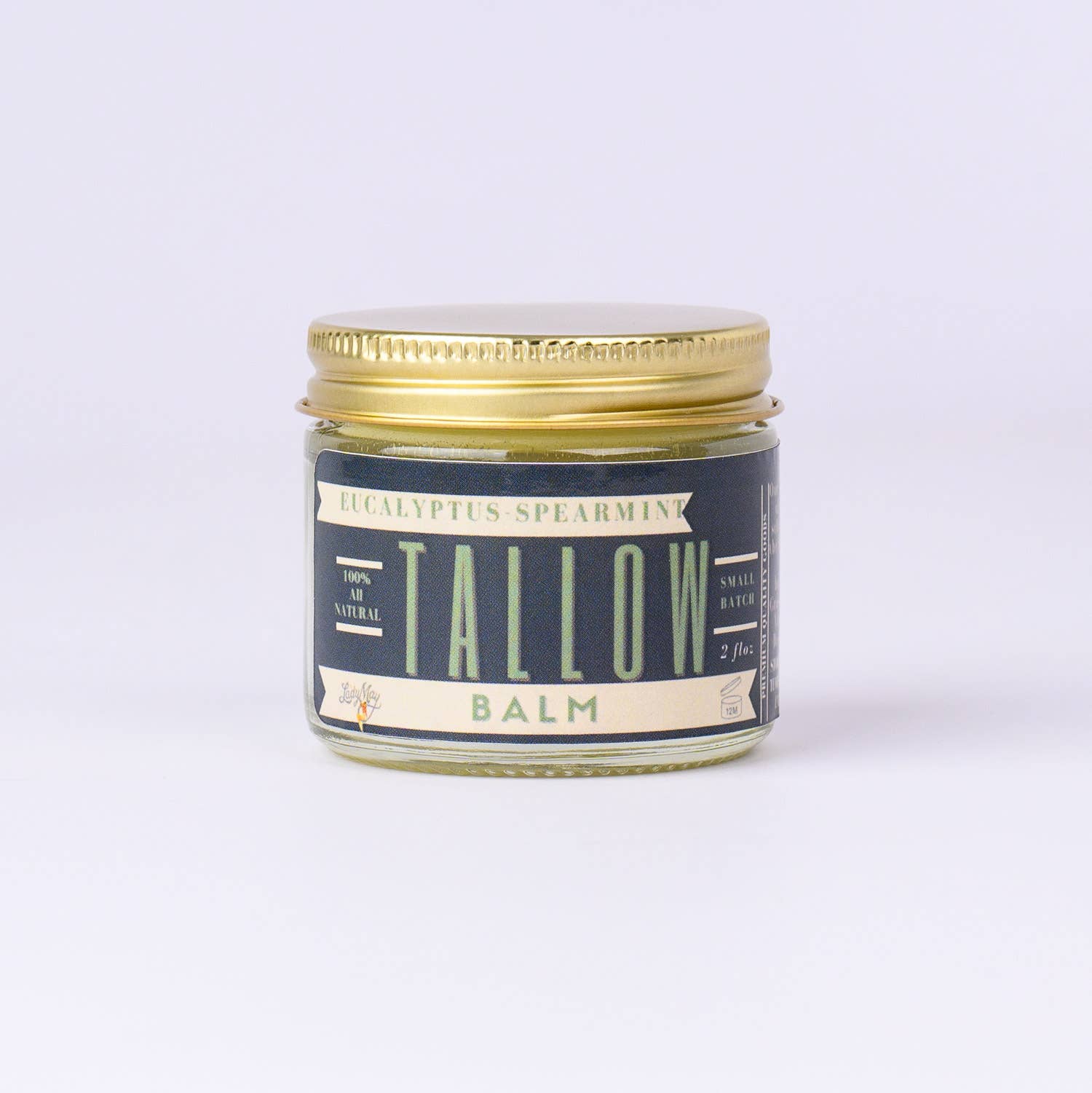 2oz Eucalyptus Spearmint Tallow Balm