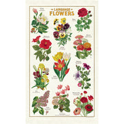 Language of Flowers Tea Towel