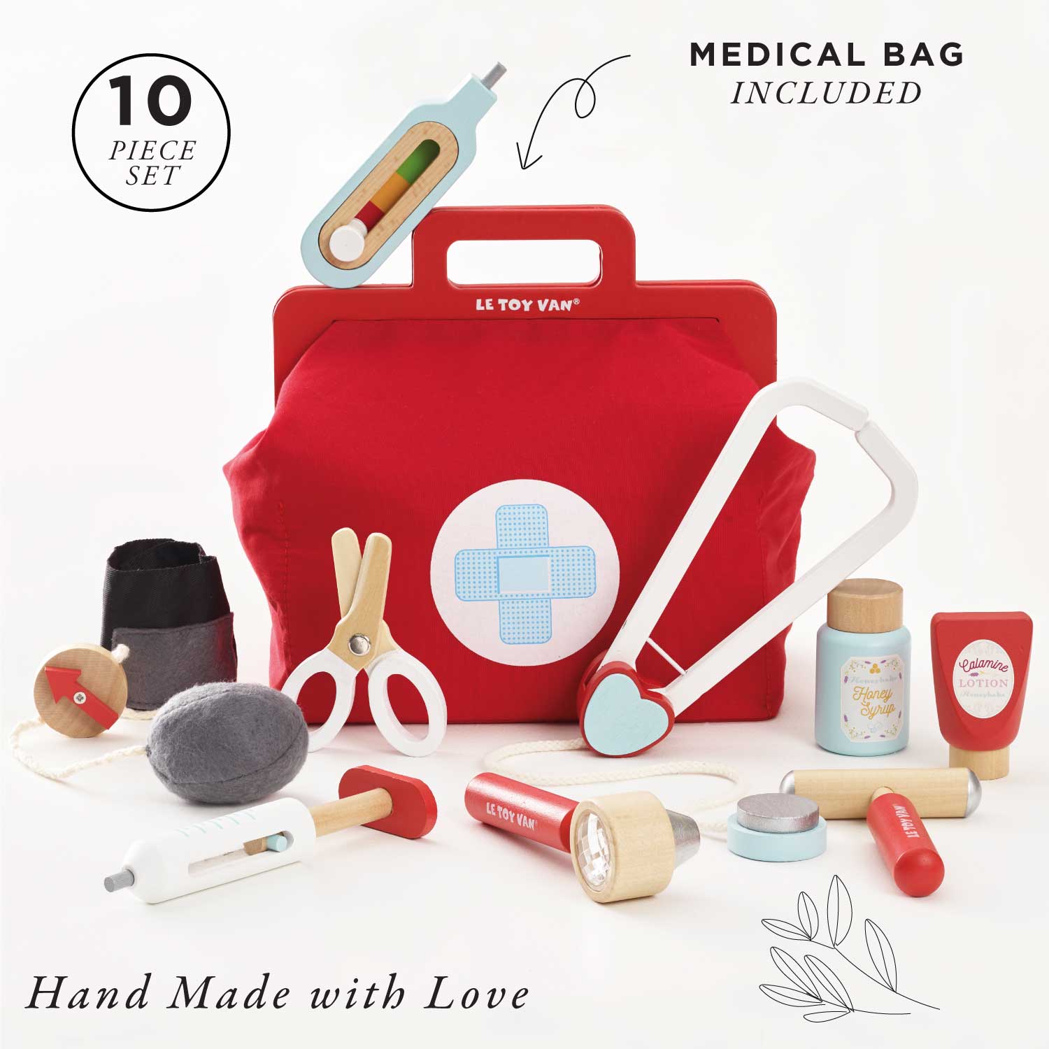 Vinatge Doctor Roleplay Wooden Kit