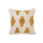 Cotton Diamond Pillow 18X18"