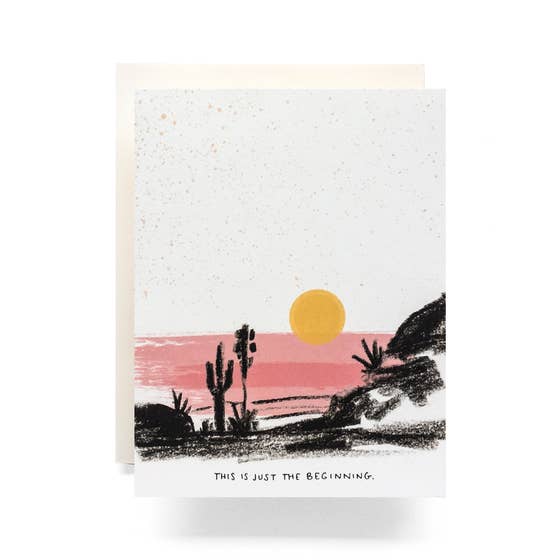 Just The Beginning Greeting Card