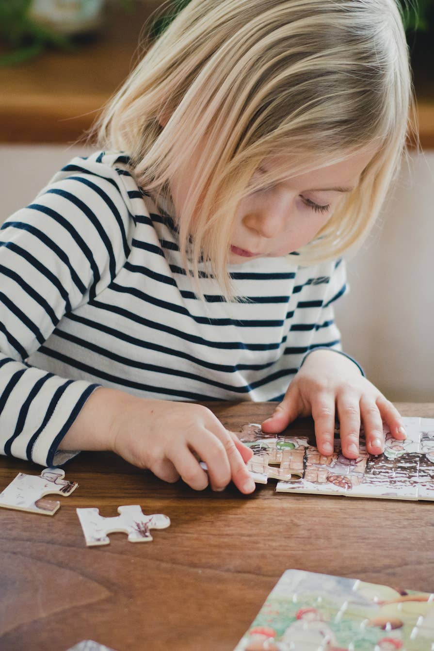 Elsa Beskow "Children of the Forest" Tray Puzzle | Four Puzzles