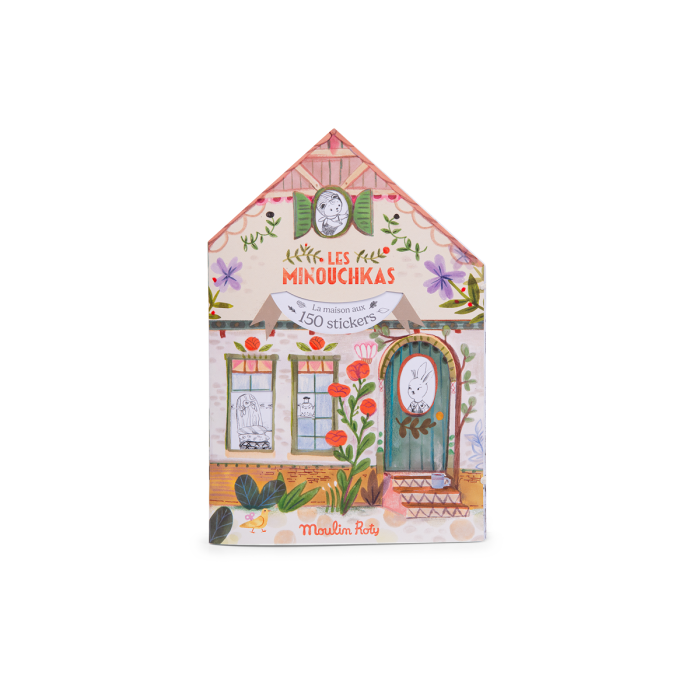 Little House Coloring book (20 pages) w/150 stickers