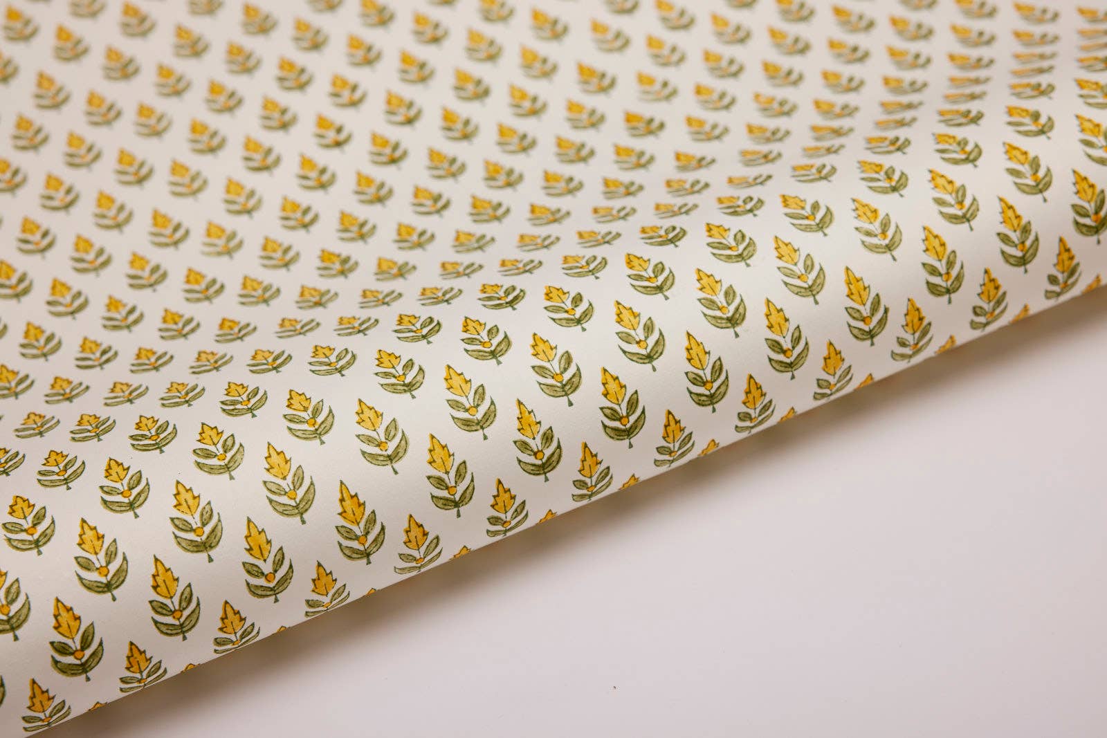 Block Printed Wrapping Paper Sheets - Buti Sunshine