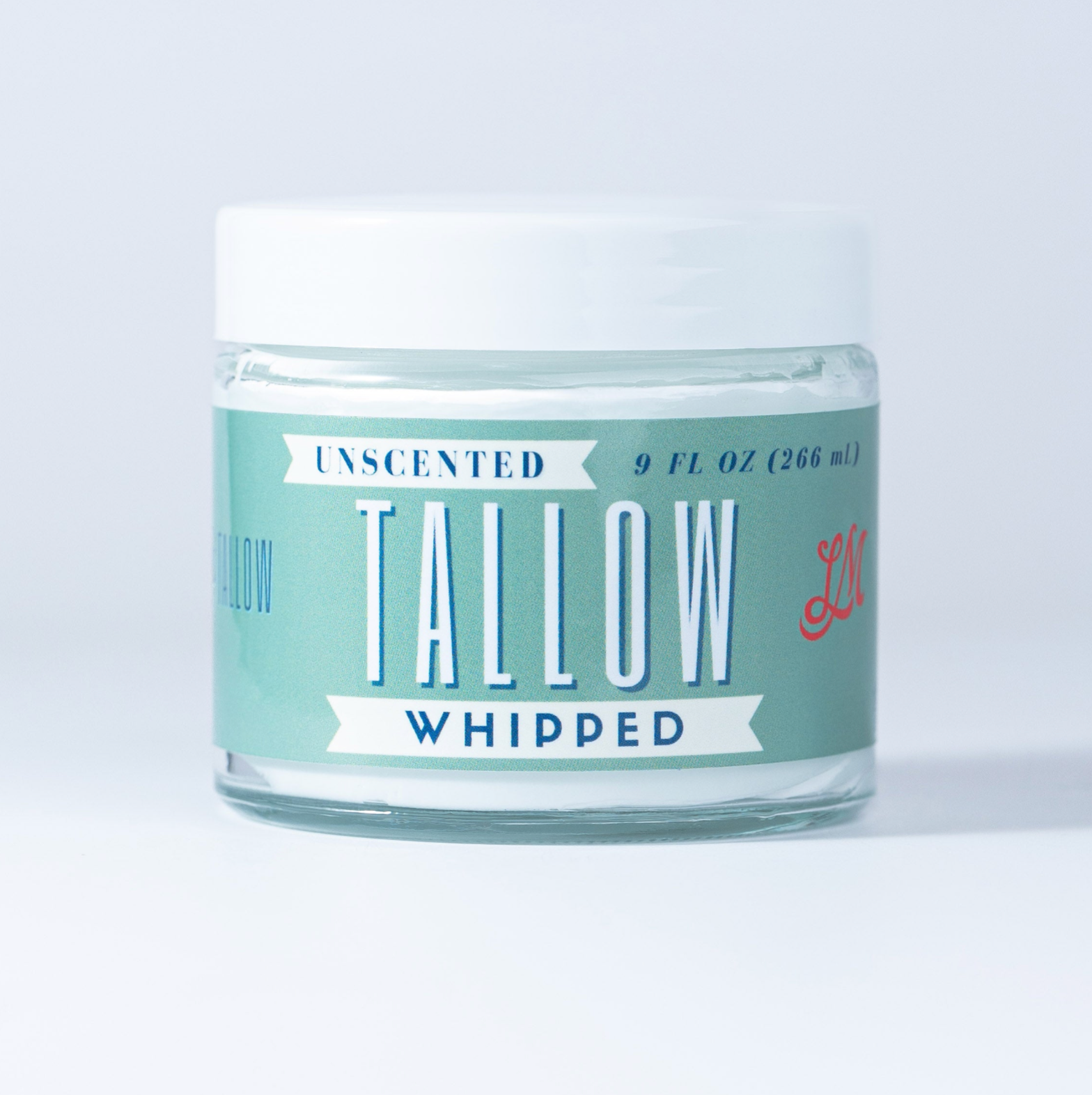 9oz Unscented Whipped Tallow Moisturizer