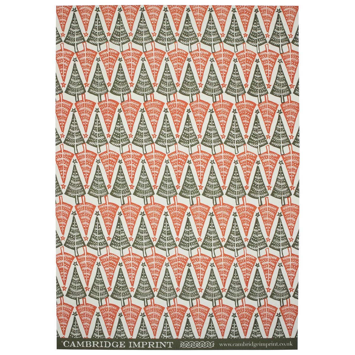 Patterned Paper Dancing Trees