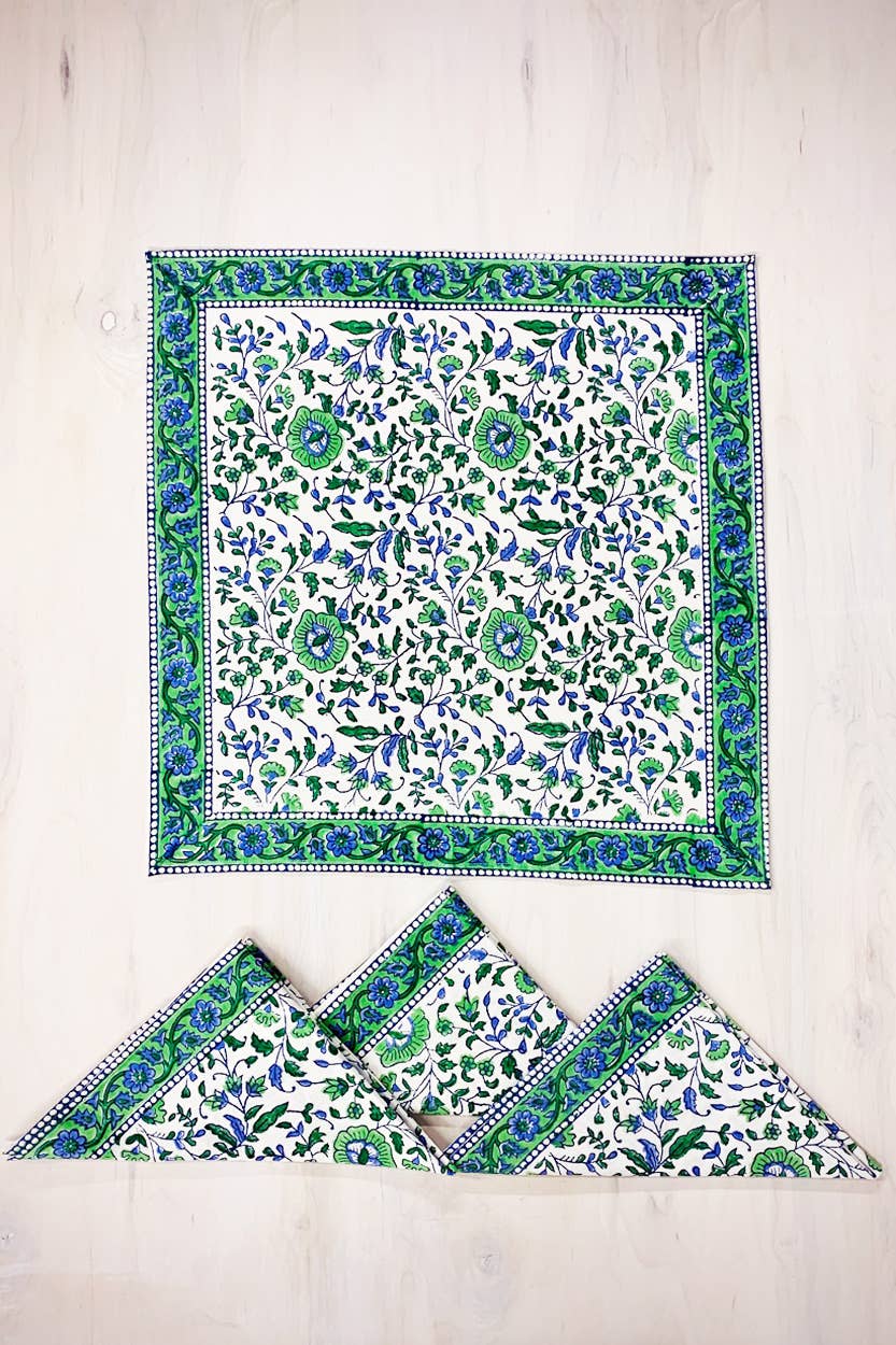 Jaipur Floral Napkin | Set of 4