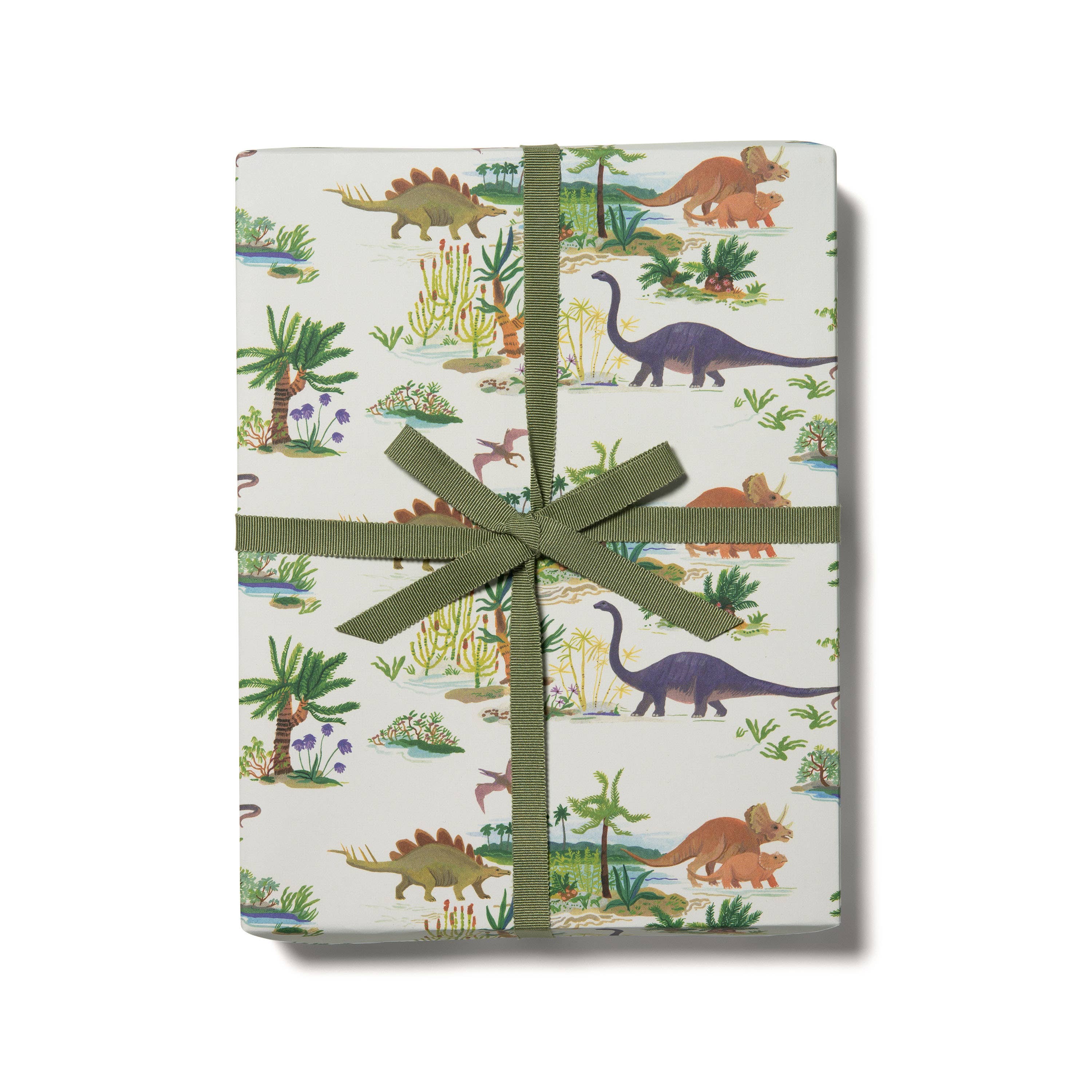 Dinosaurs wrapping paper