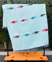 Thunderbird Throw Blanket l Mint