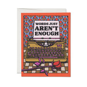 Words Aren't Enough | Greeting card