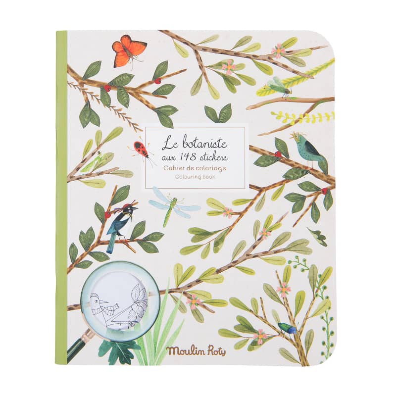 Little Botanist Coloring Book & Stickers