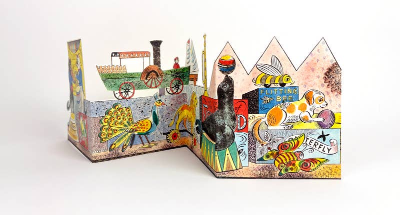 Tin Toys - Cats 3D Card - Emily Sutton