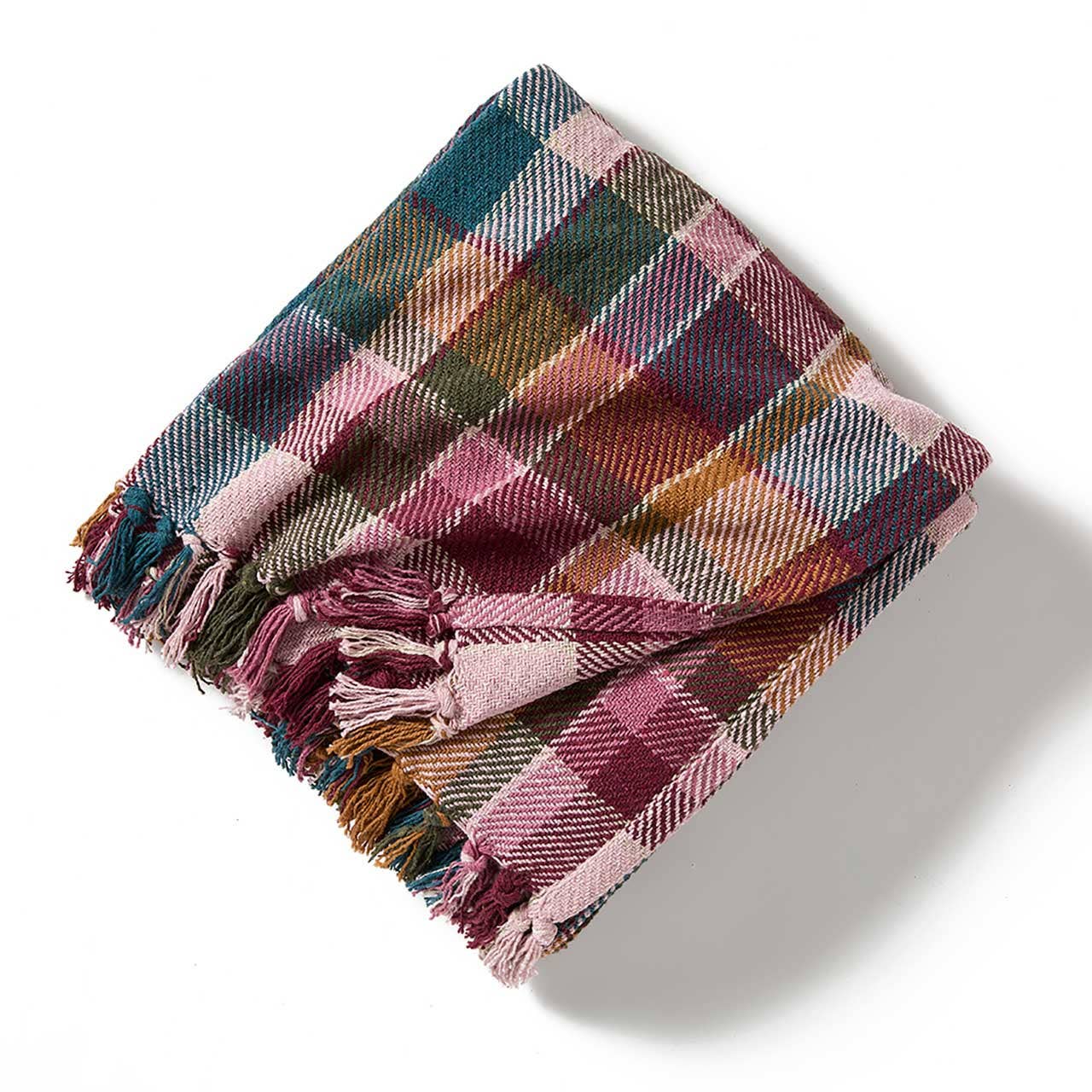 Lake Tahoe Plaid Rethread Blanket