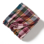 Lake Tahoe Plaid Rethread Blanket