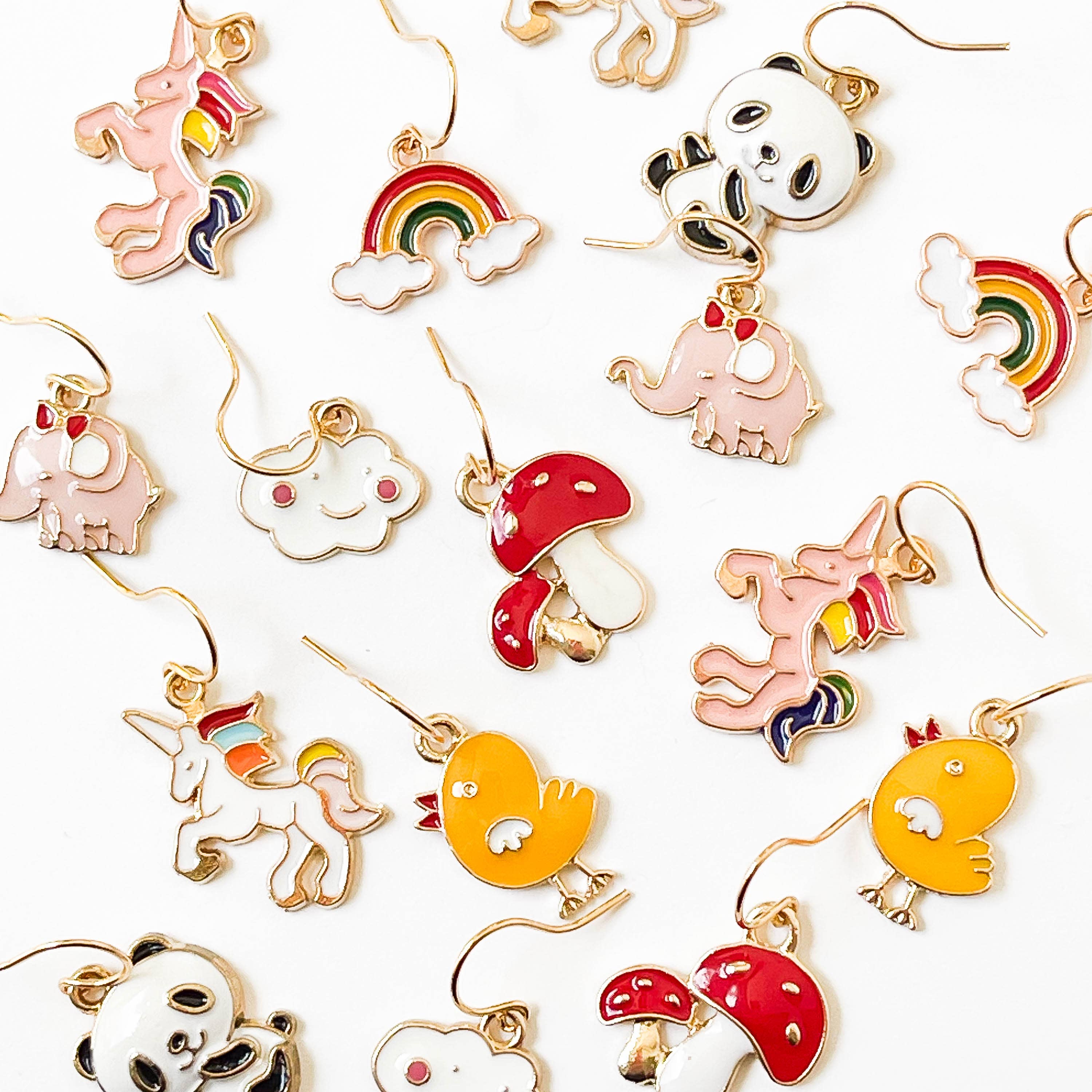 Cute Charms | Earrings or Clip-Ons
