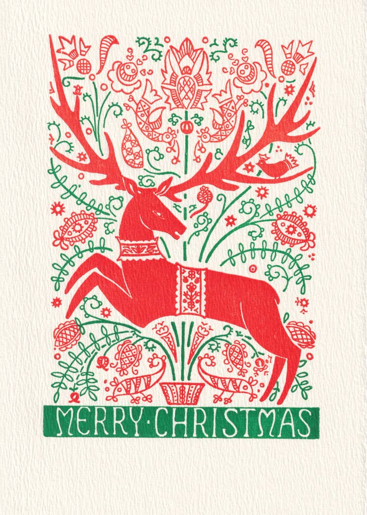 Folk Deer - Holiday Box