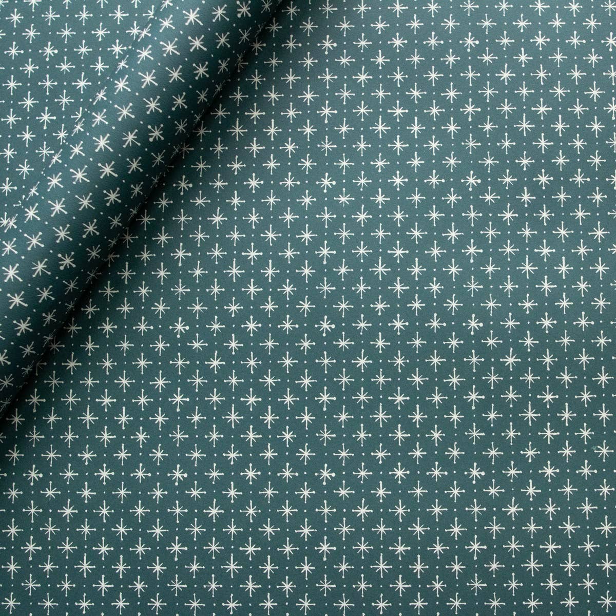 Patterned Paper Little Stars Petrol Blue