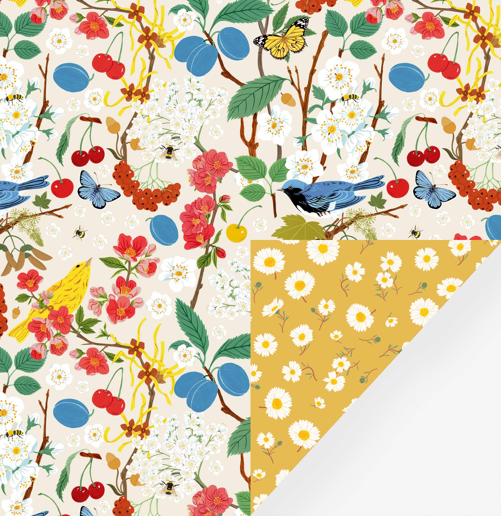 Tree Chatter | Double Sided Wrapping Paper