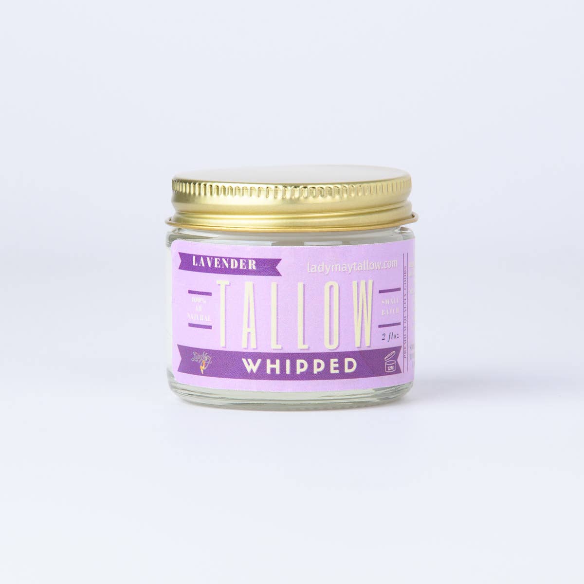 2oz Lavender Whipped Tallow