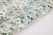 Block Printed Wrapping Paper Sheets - Pomegranate Indigo