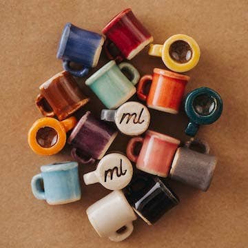 Ceramic Mini Mug Charm