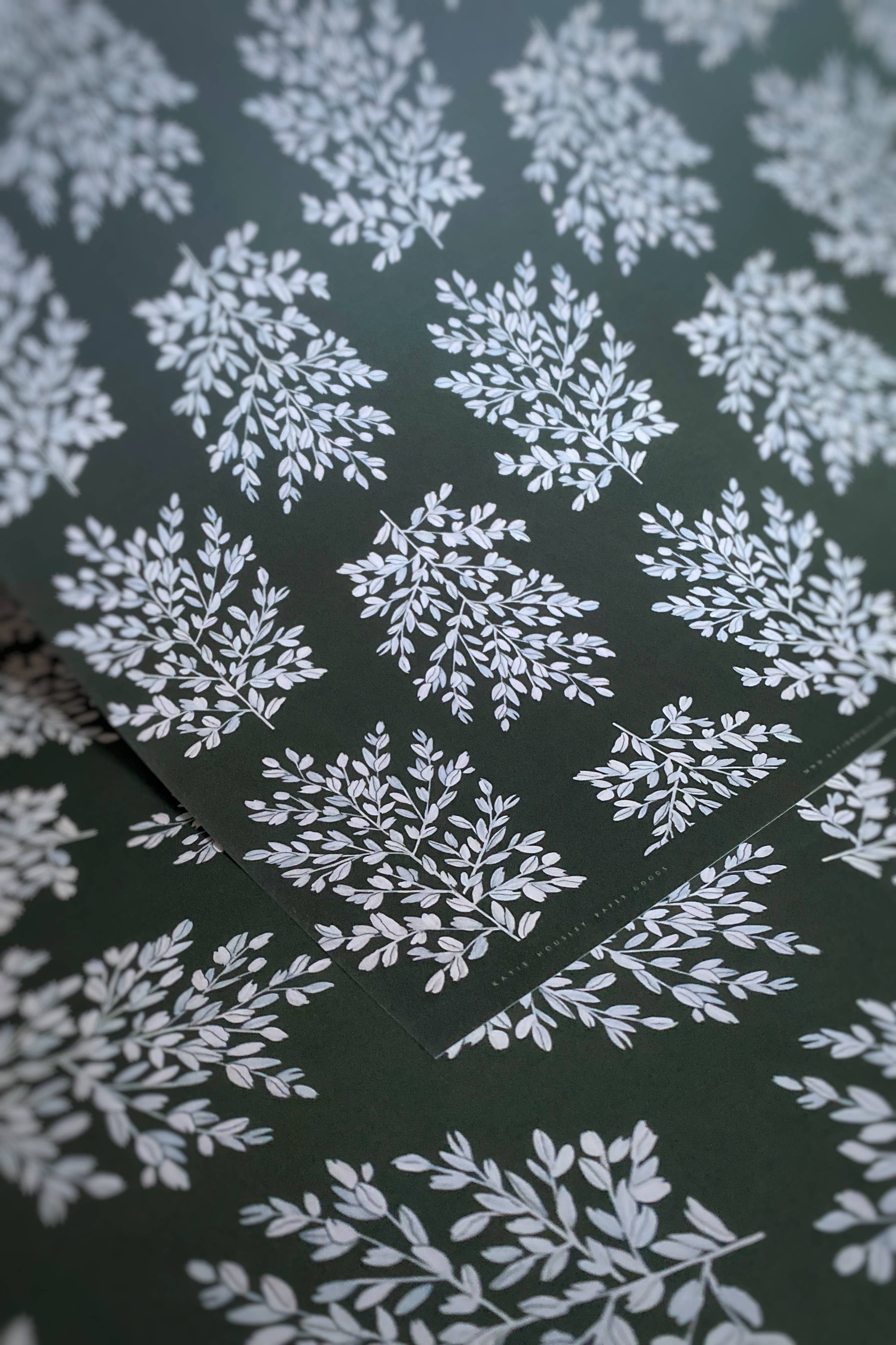 Khaki Botanical | Gift Wrap