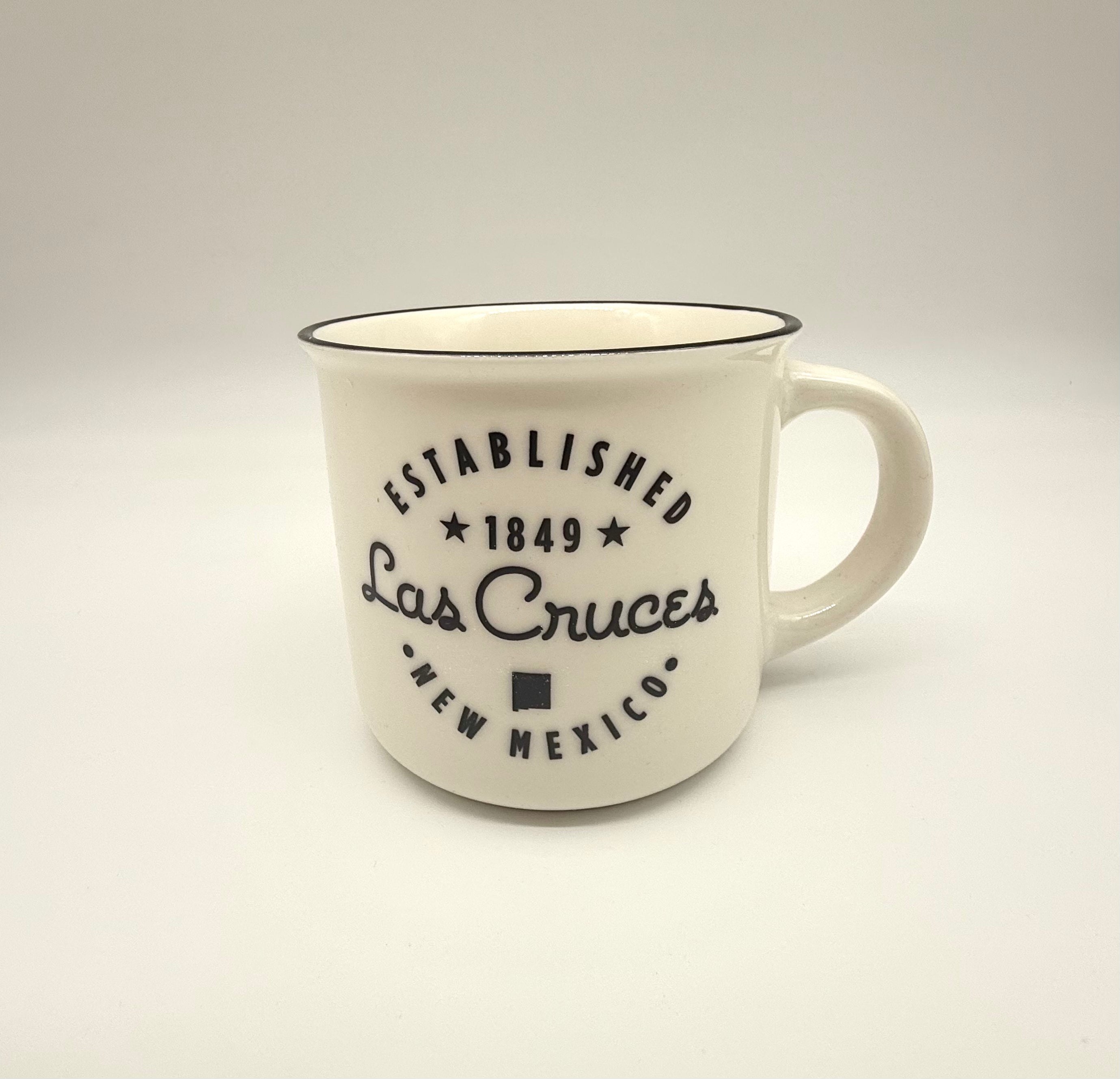 Las Cruces, New Mexico Ceramic Camper Mug