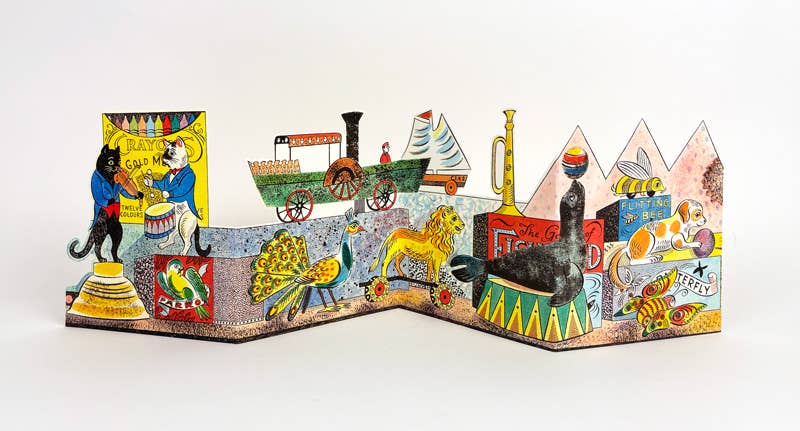 Tin Toys - Cats 3D Card - Emily Sutton