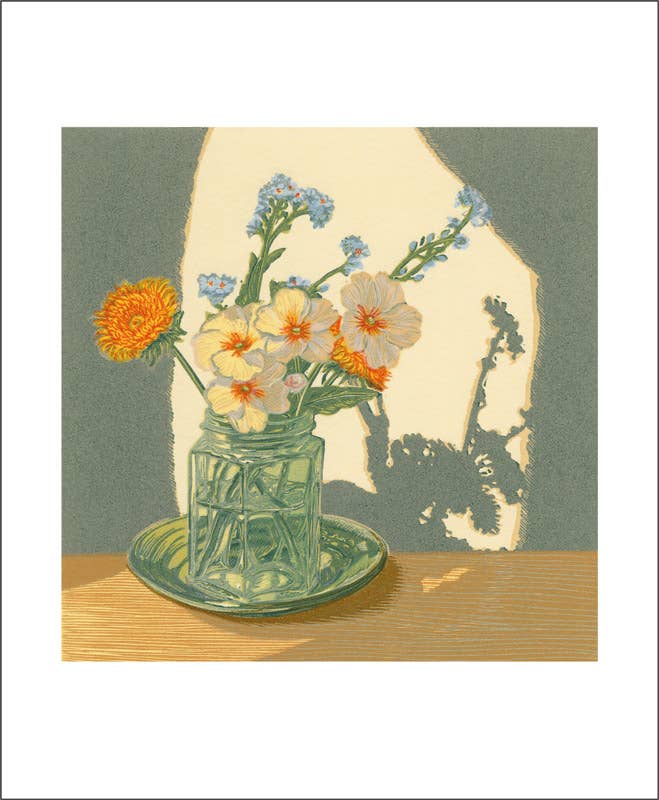 Dandelion and Primrose Card - Vanessa Lubach