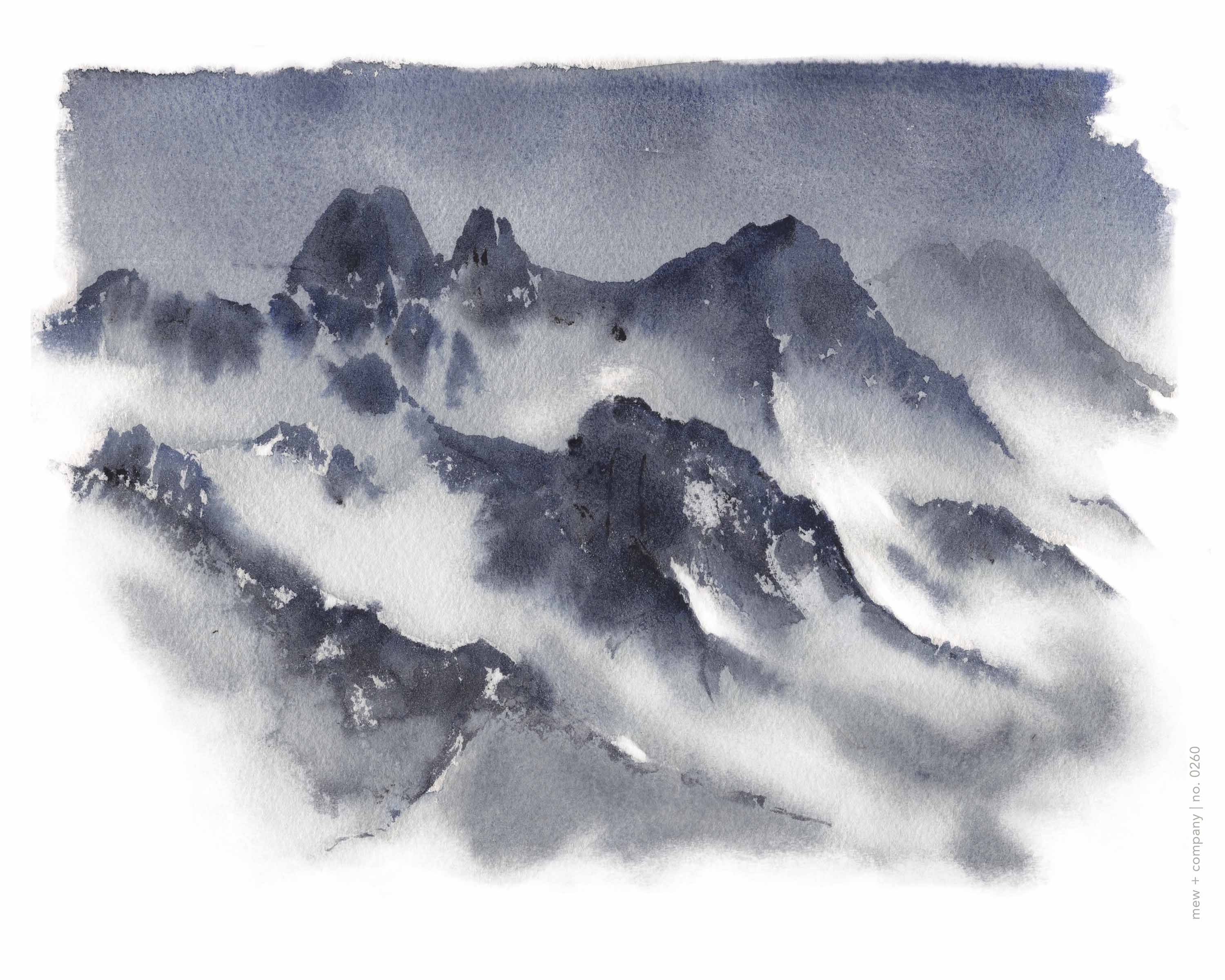 Art Print - Fog Over the Organs No. 0260