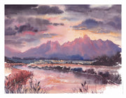 Art Print - Sunset Over the Organs No. 0270