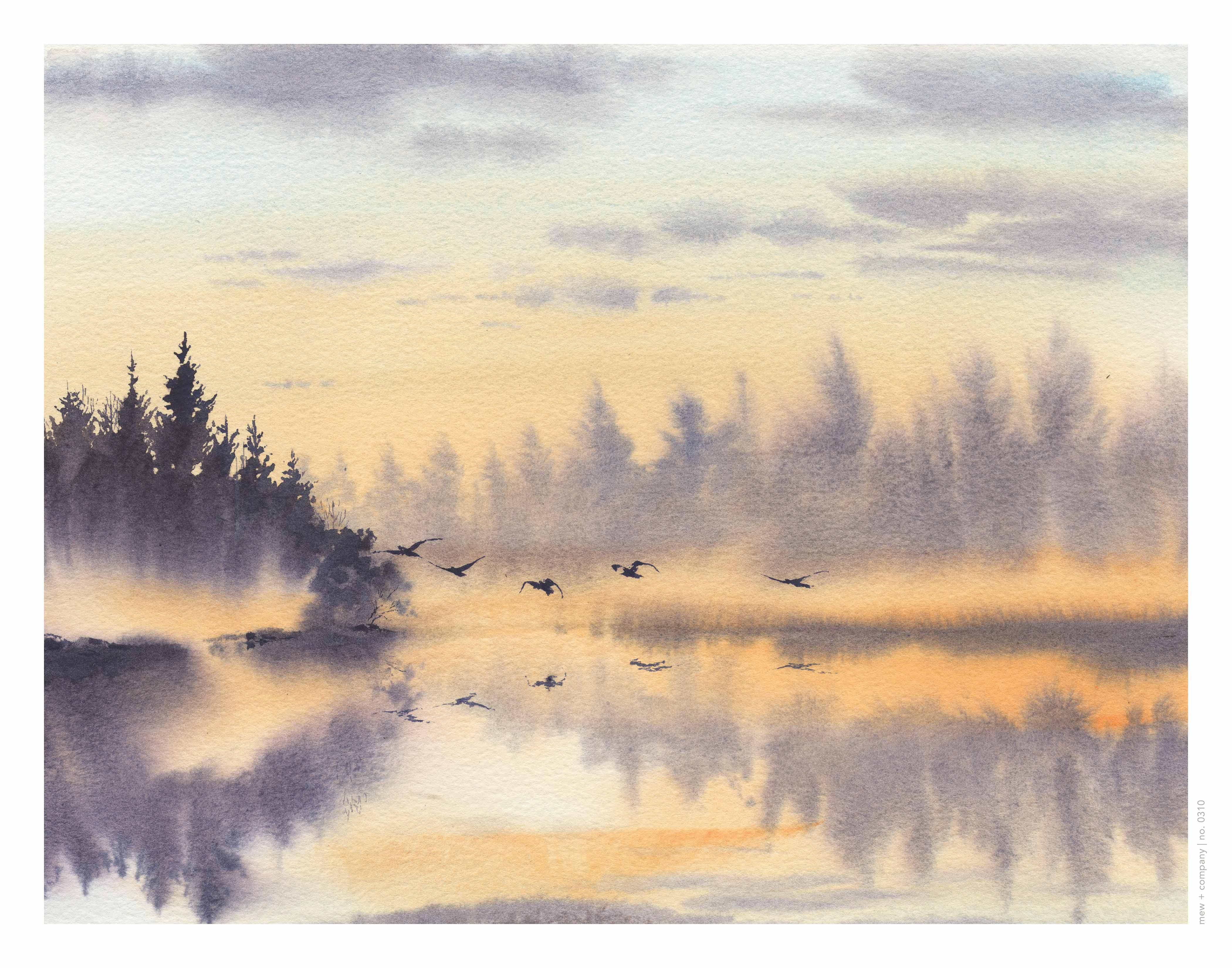 Art Print - Morning On Grindstone Lake No. 0310