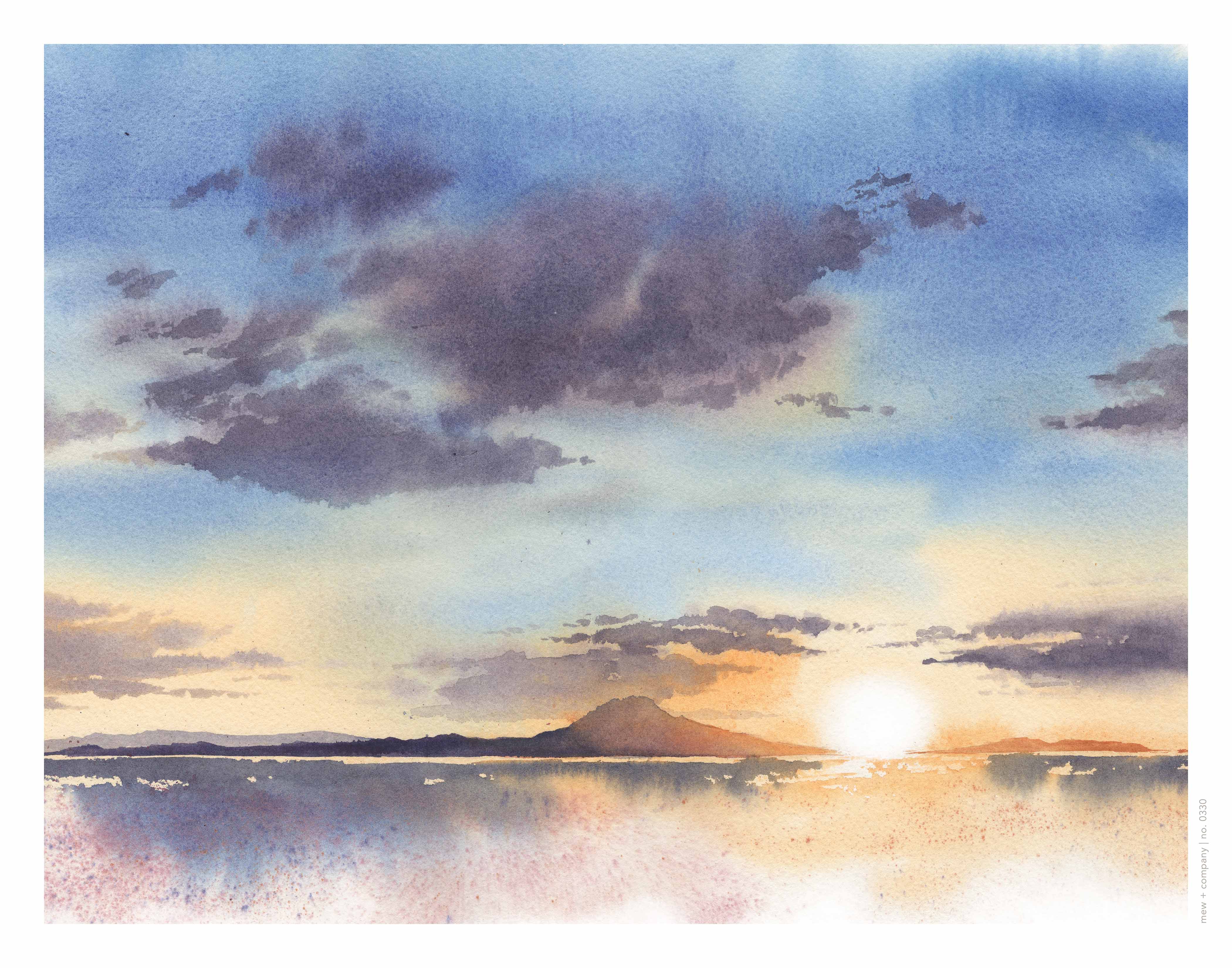 Art Print - Desert Sunset No. 0330