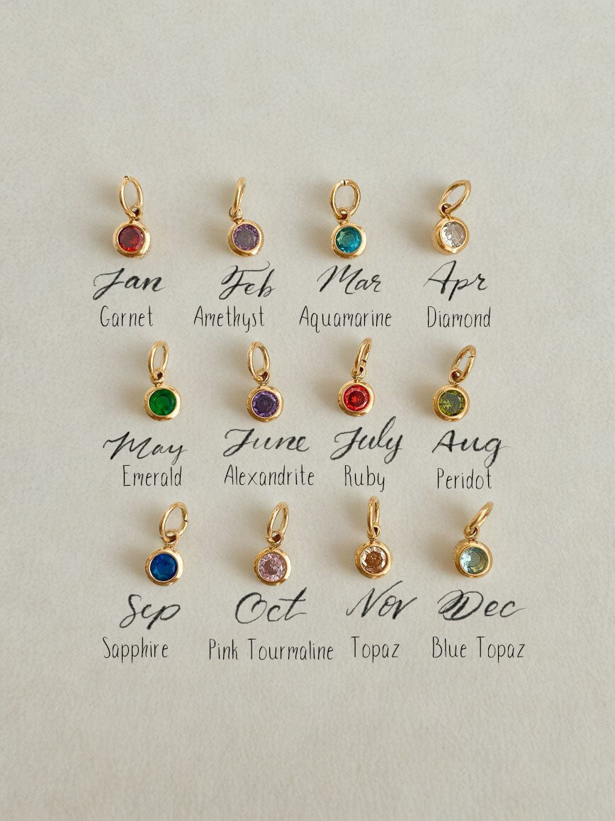 Orore Bijoux Birthstone Charms