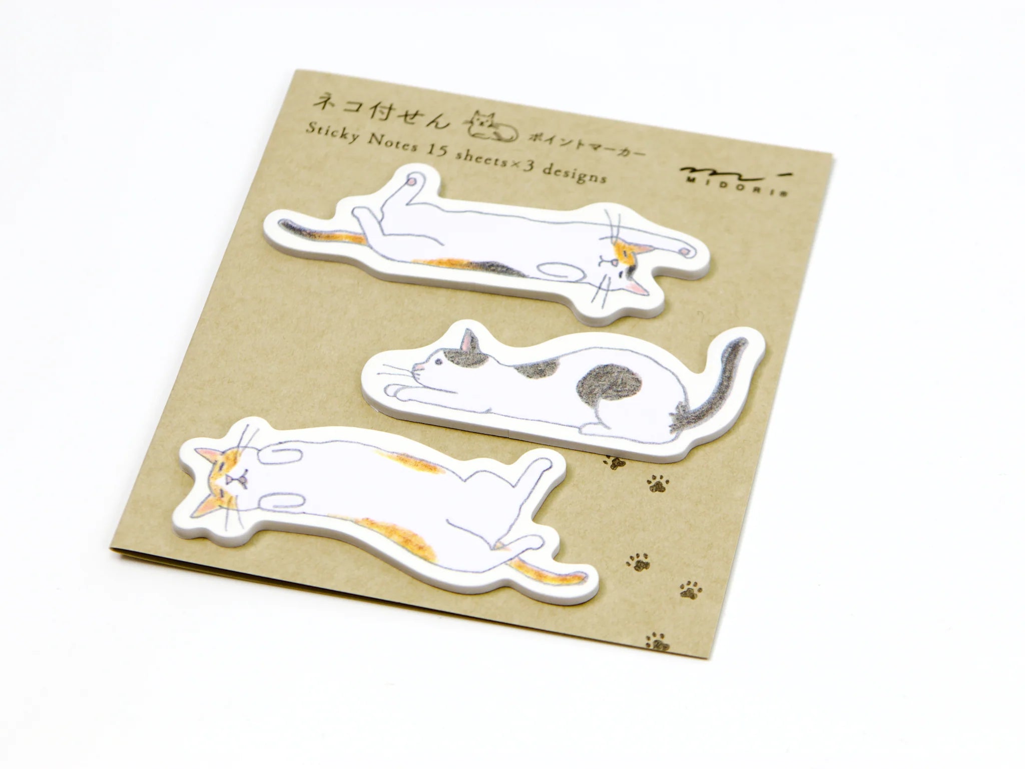 Stretching Cats Sticky Notes