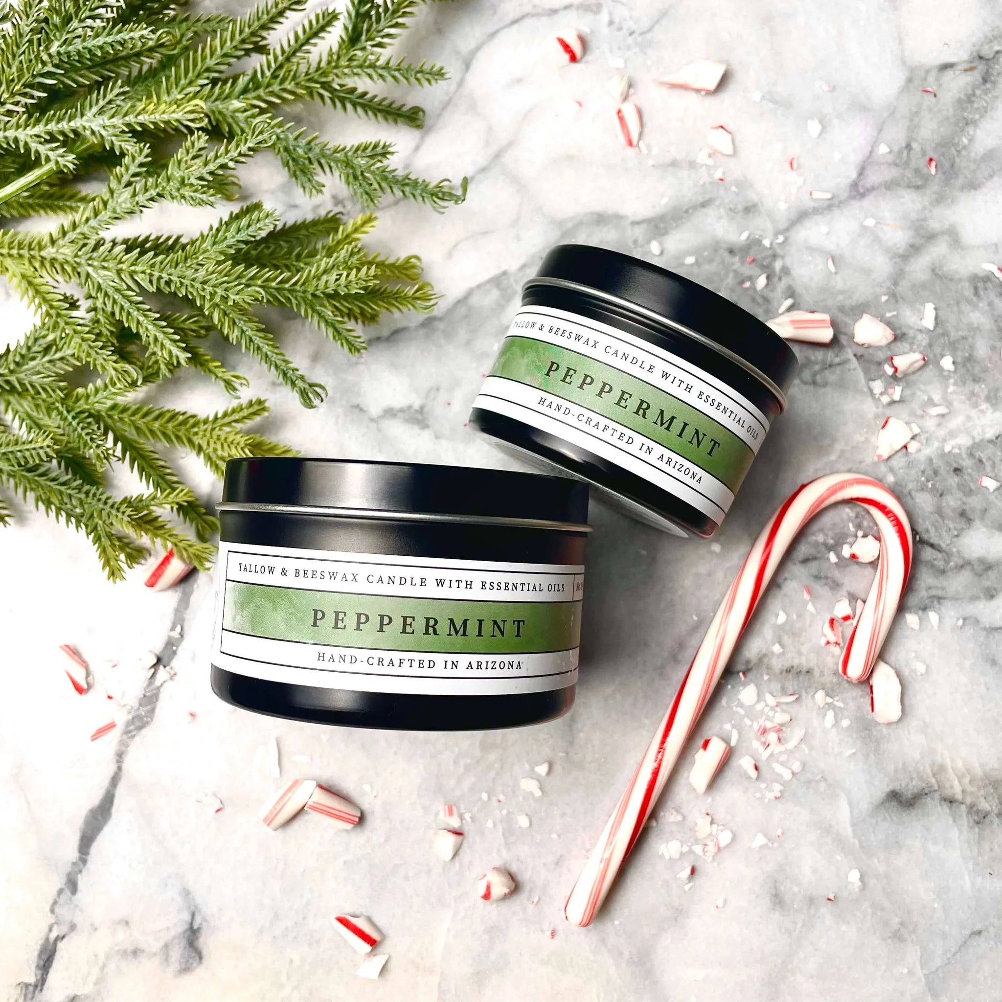 Mini Candle - Peppermint 4oz