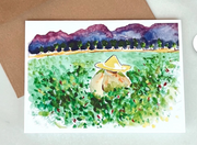 Field Painting Greeting Card