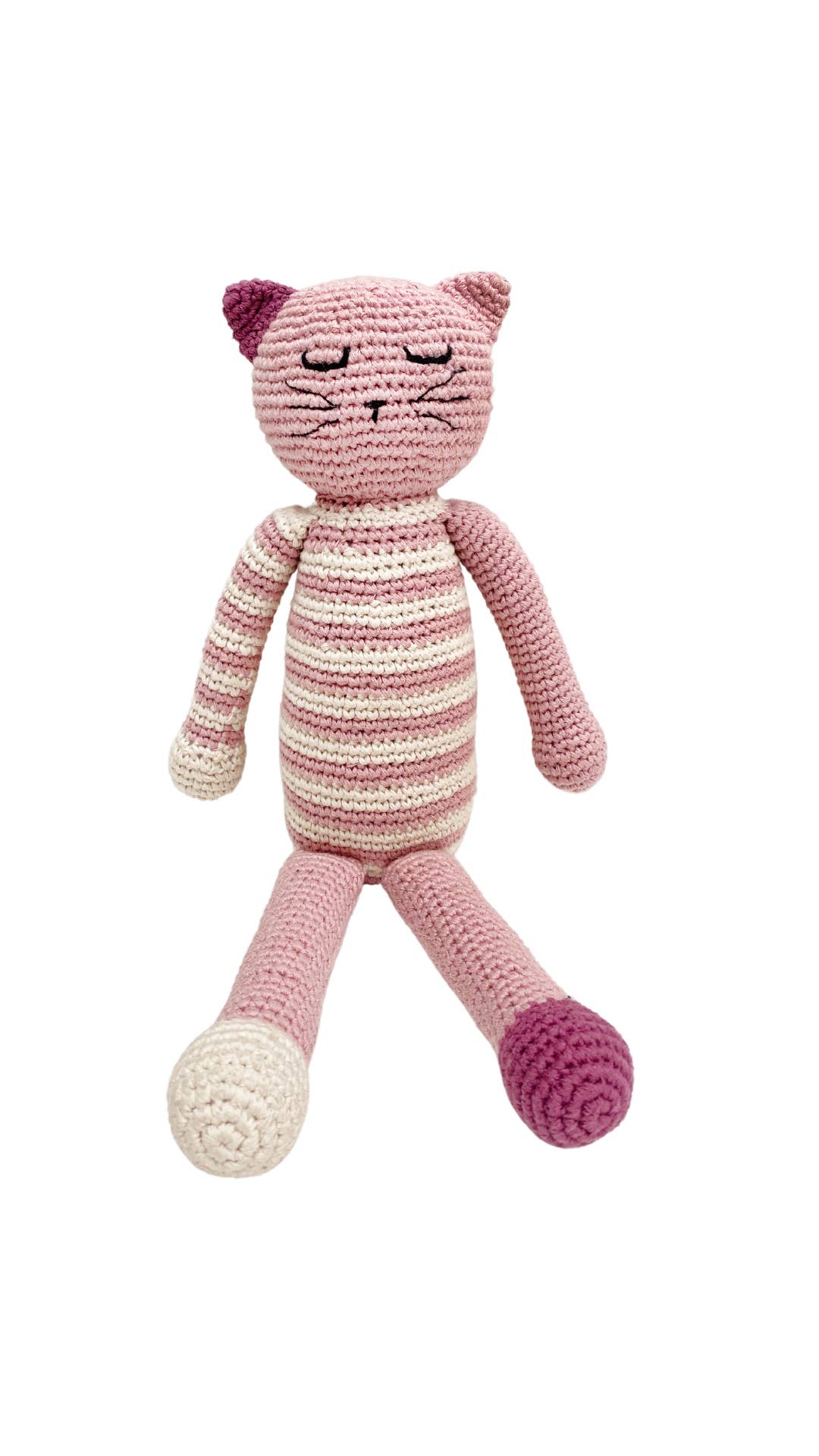 Plush Sleeping Kitten Toy