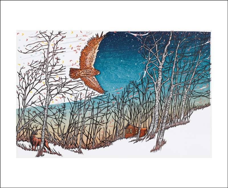 Hush Hush Forest Card - Nick Wroblewski