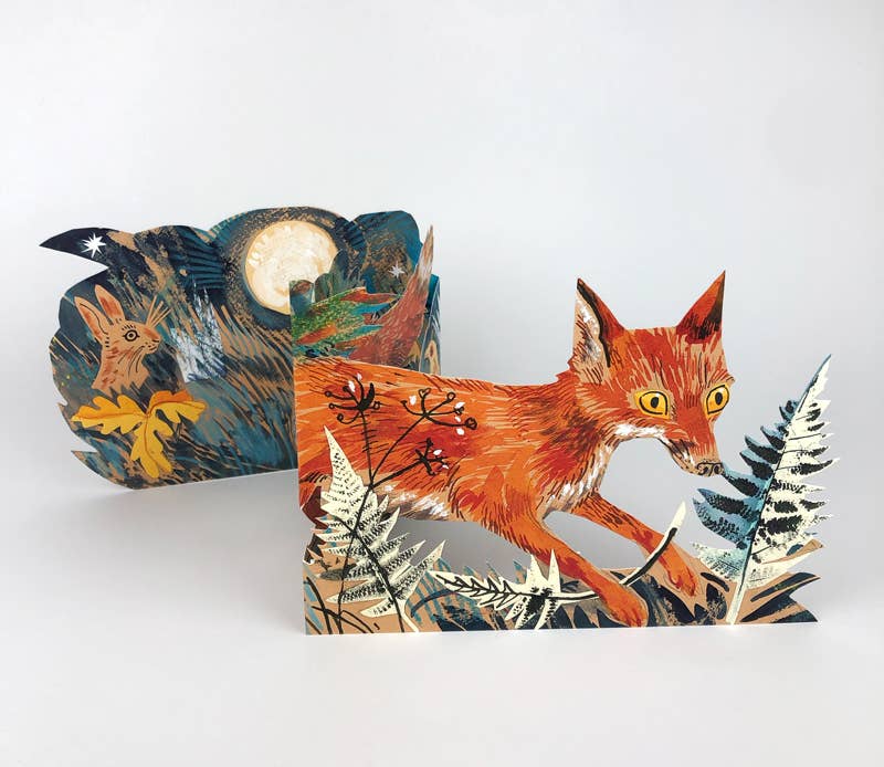 Fox Collage Card