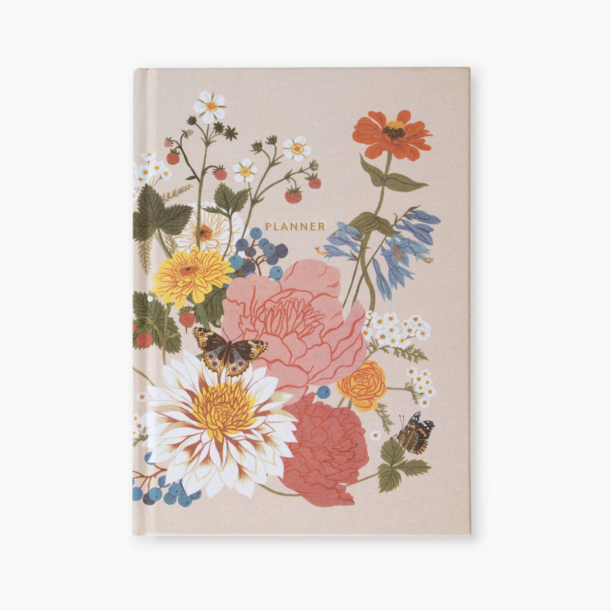Garden Flora |  Linen-Bound Weekly Planner | Undated